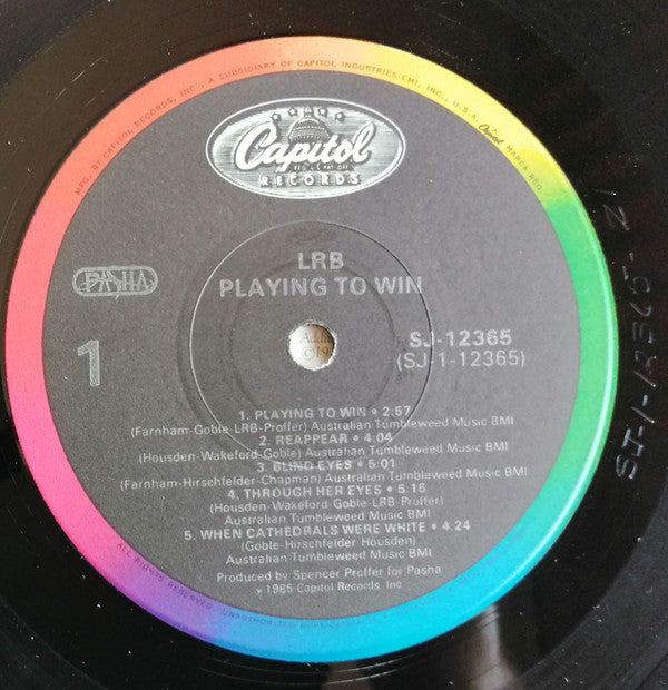 Little River Band : Playing To Win (LP, Album)