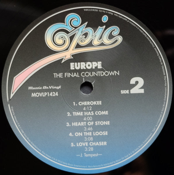 Europe (2) : The Final Countdown (LP, Album, RE)