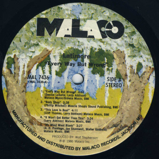 Latimore (2) : Every Way But Wrong (LP, Album)