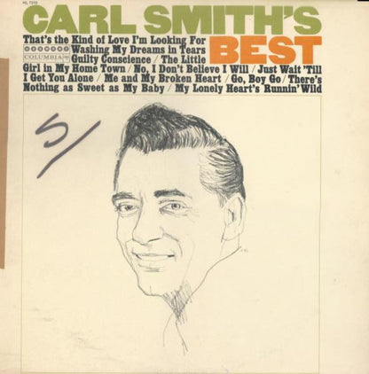 Carl Smith (3) : Carl Smith's Best (LP, Comp, Mono, Promo)