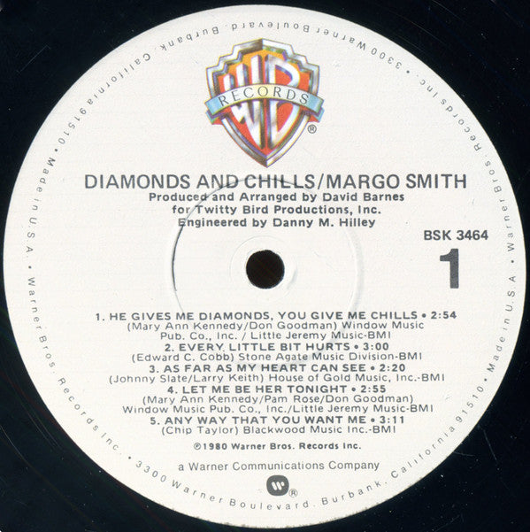 Margo Smith : Diamonds & Chills (LP, Album, Win)