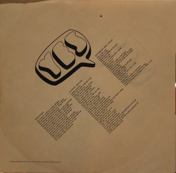 Yes : Yes (LP, Album, Pre)