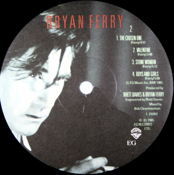 Bryan Ferry : Boys And Girls (LP, Album)