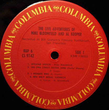 Mike Bloomfield And Al Kooper : The Live Adventures Of Mike Bloomfield And Al Kooper (2xLP, Album, RE, Gat)