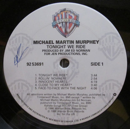 Michael Martin Murphey : Tonight We Ride (LP, Album)
