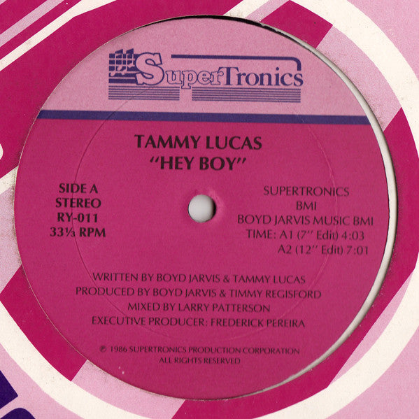 Tammy Lucas : Hey Boy (12")