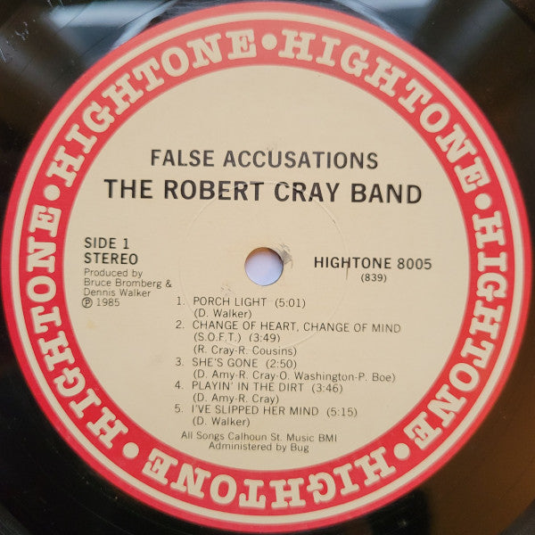 The Robert Cray Band : False Accusations (LP, Album)