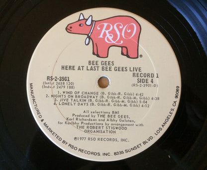 Bee Gees : Here At Last - Live (2xLP, Album)