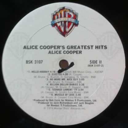 Alice Cooper : Alice Cooper's Greatest Hits (LP, Comp, Club, Col)