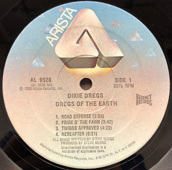 Dixie Dregs : Dregs Of The Earth (LP, Album, Hub)