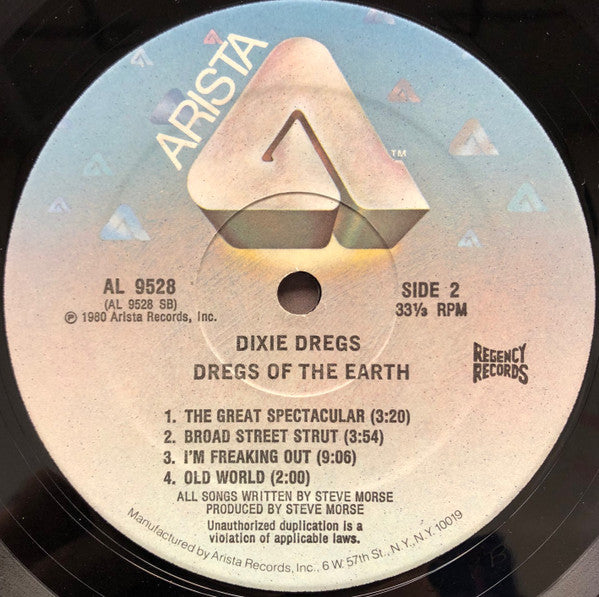 Dixie Dregs : Dregs Of The Earth (LP, Album, Hub)