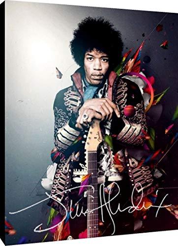 Jimi Hendrix - Canvas Autograph Print