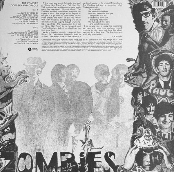 The Zombies : Odessey And Oracle (LP, Album, RE)
