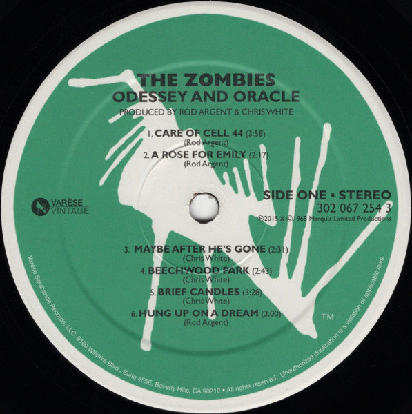 The Zombies : Odessey And Oracle (LP, Album, RE)