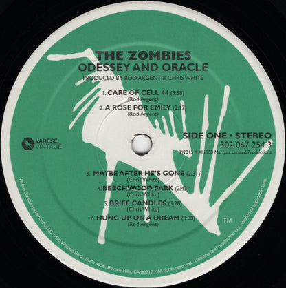 The Zombies : Odessey And Oracle (LP, Album, RE)