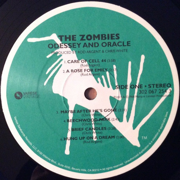 The Zombies : Odessey And Oracle (LP, Album, RE)