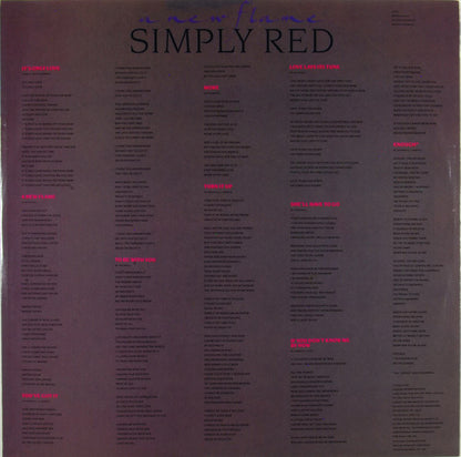 Simply Red : A New Flame (LP, Album, Spe)