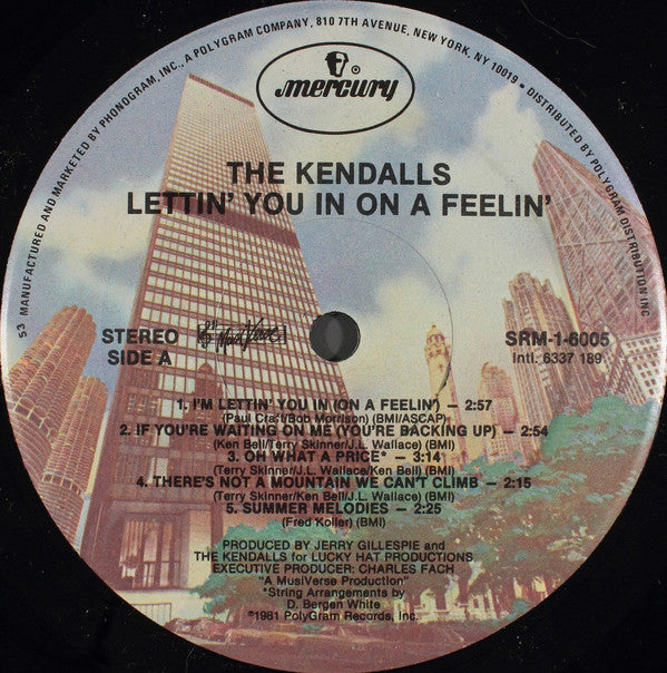 The Kendalls : Lettin' You In On A Feelin' (LP)