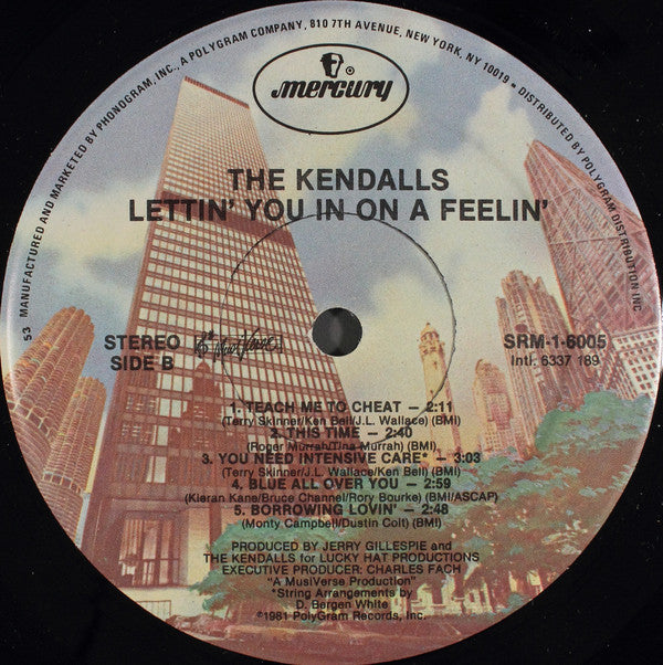 The Kendalls : Lettin' You In On A Feelin' (LP)