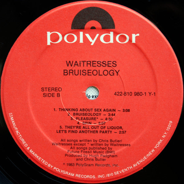 Waitresses* : Bruiseology (LP, Album, 53 )