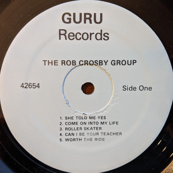Rob Crosby Group : The Rob Crosby Group (LP, Album)
