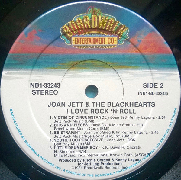 Joan Jett & The Blackhearts : I Love Rock 'N Roll (LP, Album, Hau)