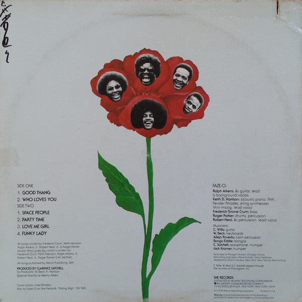 Faze-O : Good Thang (LP, Album, PR)