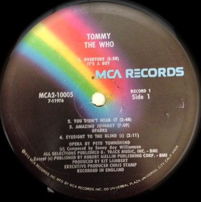 The Who : Tommy (2xLP, Album, RE, Glo)