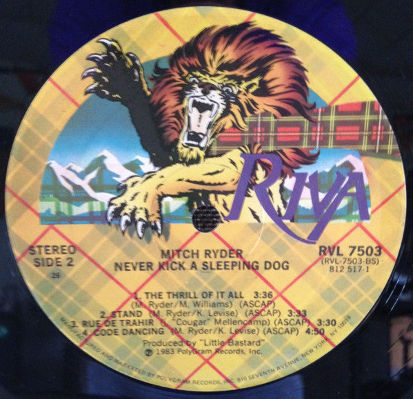 Mitch Ryder : Never Kick A Sleeping Dog (LP, Album, 26 )