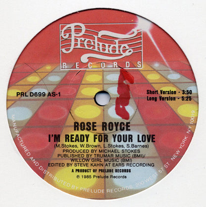 Rose Royce : I'm Ready For Your Love (12")