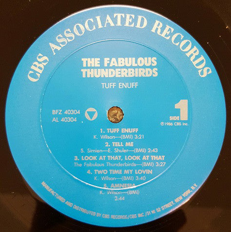 The Fabulous Thunderbirds : Tuff Enuff (LP, Album, Pit)