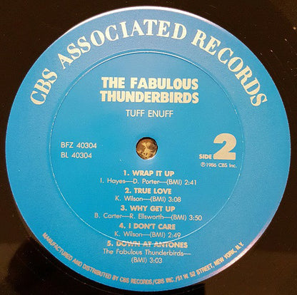The Fabulous Thunderbirds : Tuff Enuff (LP, Album, Pit)