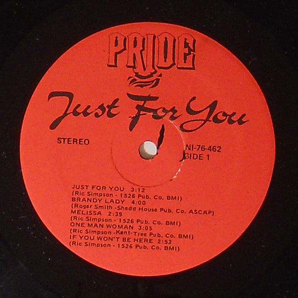 Pride (19) : Just For You (LP)