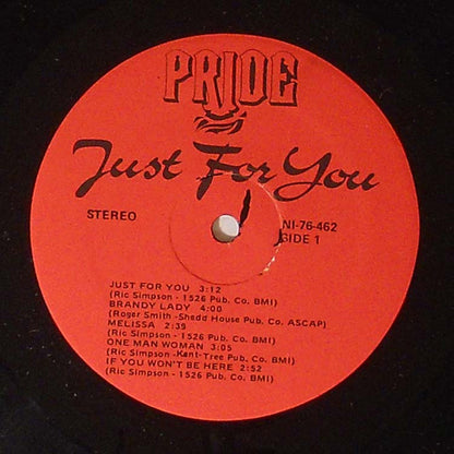 Pride (19) : Just For You (LP)