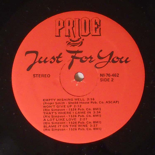 Pride (19) : Just For You (LP)