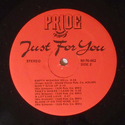 Pride (19) : Just For You (LP)