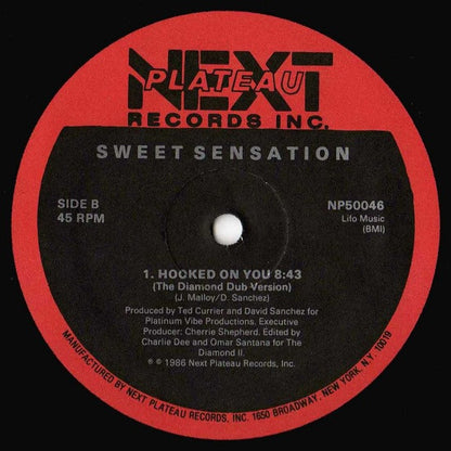 Sweet Sensation : Hooked On You (12")