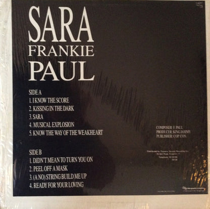 Frankie Paul : Sara (LP, Album)