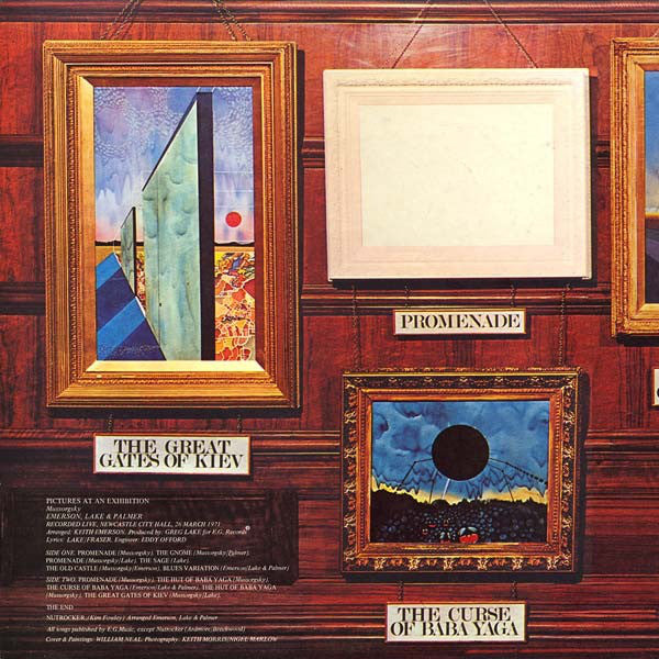 Emerson, Lake & Palmer : Pictures At An Exhibition (LP, Album, RE, RI )