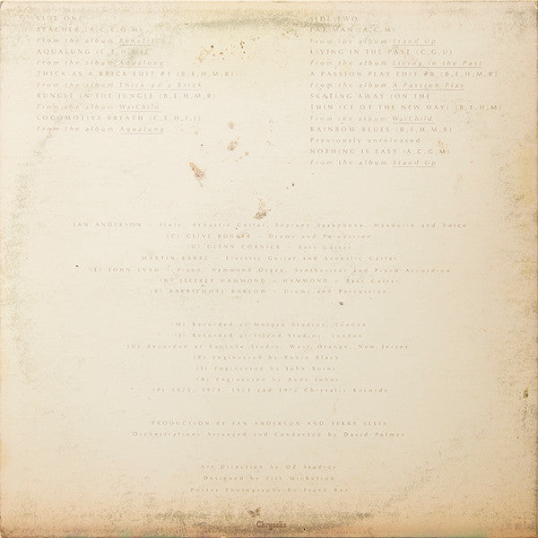 Jethro Tull : M.U. - The Best Of Jethro Tull (LP, Comp, Ter)