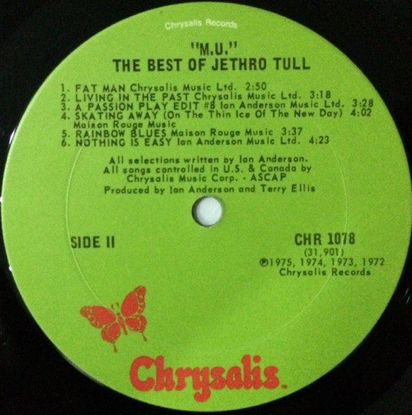 Jethro Tull : M.U. - The Best Of Jethro Tull (LP, Comp, Ter)