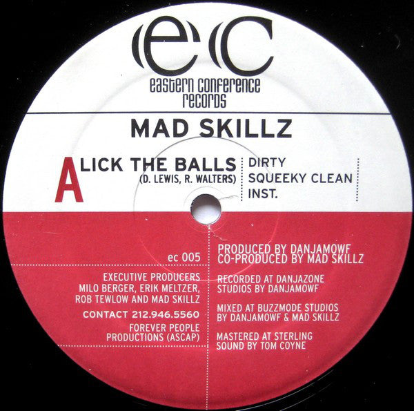 Mad Skillz : Lick The Balls / The Conceited Bastard (12")