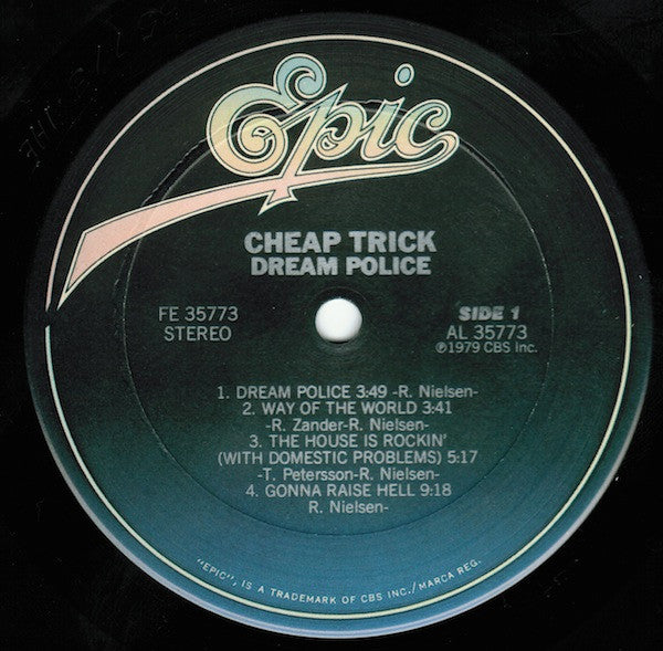 Cheap Trick : Dream Police (LP, Album, Gat)