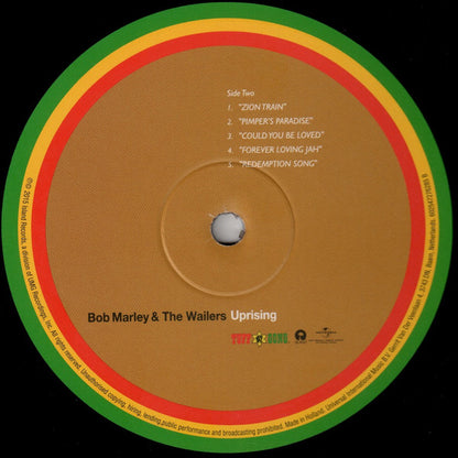 Bob Marley & The Wailers : Uprising (LP, Album, RE, 180)