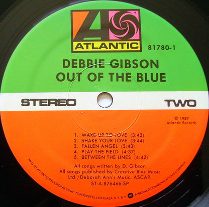 Debbie Gibson : Out Of The Blue (LP, Album, SP)