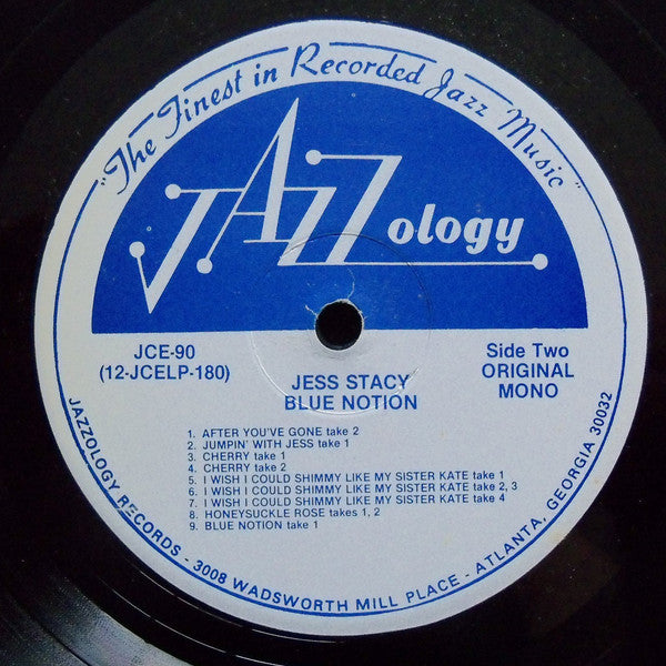 Jess Stacy : Blue Notion (LP, Album, Mono)