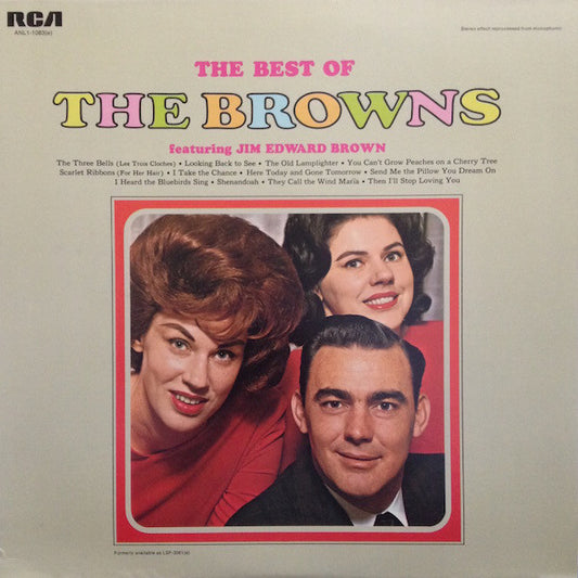 The Browns (3) : The Best Of The Browns (LP, Album, Comp, RE)