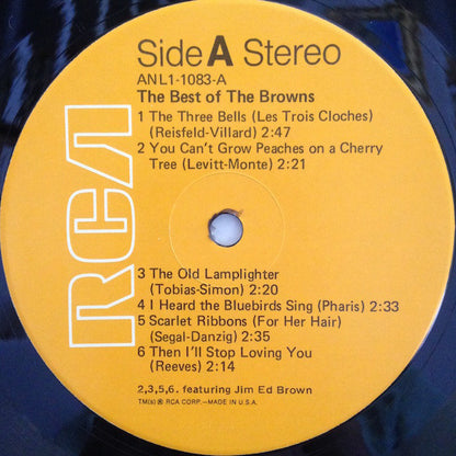 The Browns (3) : The Best Of The Browns (LP, Album, Comp, RE)