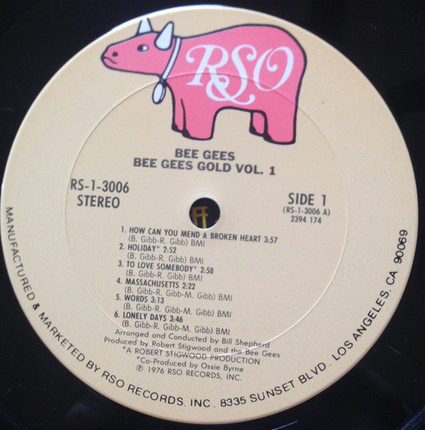 Bee Gees : Gold Volume 1 (LP, Comp, RP, Pit)