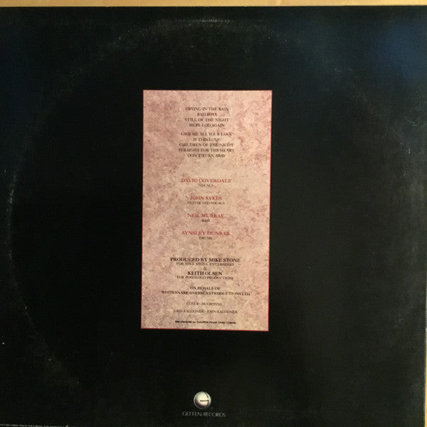 Whitesnake : Whitesnake (LP, Album, Club, Col)